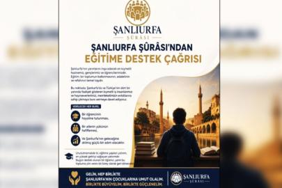 Şanlıurfa Şûrâsı’ndan eğitime destek ve burs çağrısı