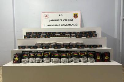 Şanlıurfa'da 82 kg kaçak tütün ele geçirildi