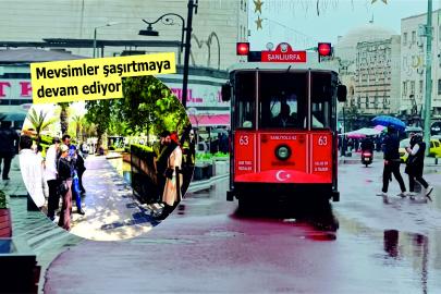 Şanlıurfa'da dün bahardı, bugün kış