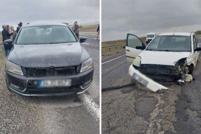 Şanlıurfa’da iki otomobil çarpıştı: 2 yaralı