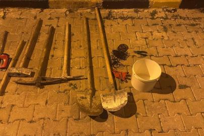 Şanlıurfa’da izinsiz kazıya suçüstü