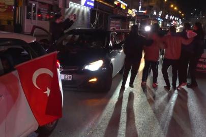 Şanlıurfa'da milli takım kutlaması