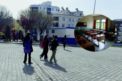 Şanlıurfa'da öğretmenler eylemde. Okuldan geri döndüler