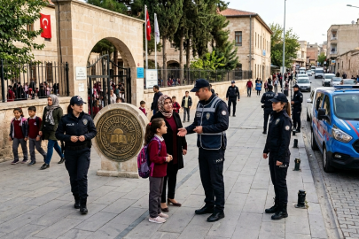 Şanlıurfa'da okul çevrelerine güvenlik kalkanı