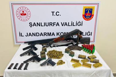 Şanlıurfa'da silah operasyonu