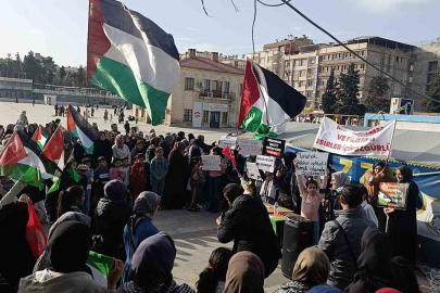Şanlıurfalı kadınlardan İsrail’in idam yasasına tepki