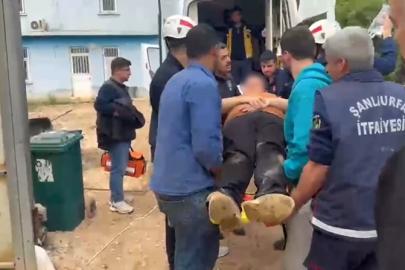 Serada kalçasına demir saplanan işçi kurtarıldı