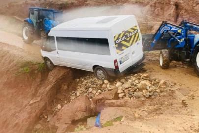 Şiddetli yağış hayatı olumsuz etkiledi