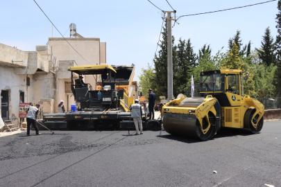 Büyükşehir, kısas-yardımcı yolunda asfalt serimine başladı
