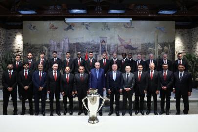 Cumhurbaşkanı Erdoğan, GS heyetini kabul Etti