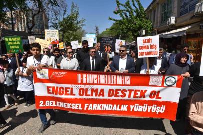 Engelliler Haftası'nda farkındalık yürüyüşü