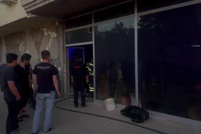 İş yerinde korkutan yangın