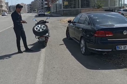 Karaköprü’deki yol çalışması araçların lastiklerini patlattı