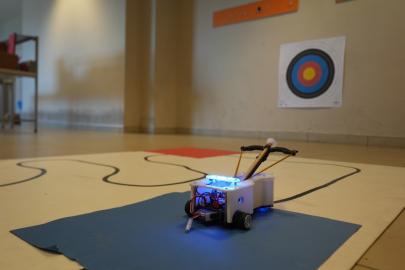 Ok atan ve hedef takip eden robot yaptılar: "Tek rakibimiz Mete Gazoz"