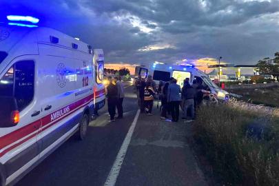 Şanlıurfa'da motosiklet şarampole uçtu: 2 yaralı