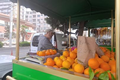 Şanlıurfalılar, portakal suyuna yoğun ilgi gösteriyor