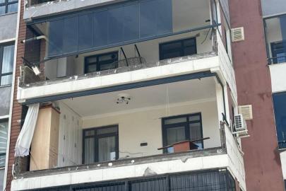 ’Süper hücre’ balkon duvarlarını yıktı, camları patlattı